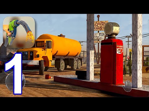 Gas Station Junkyard Simulator - Gameplay Walkthrough Part 1 New Update - Tutorial (iOS, Android)