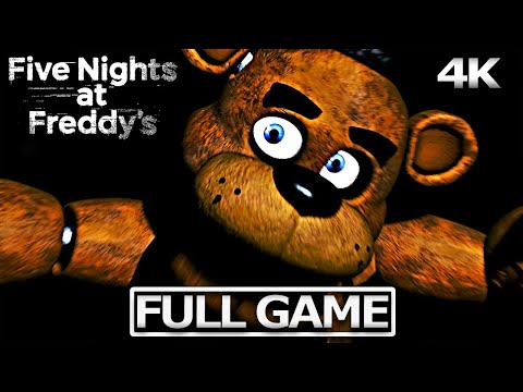 FIVE NIGHTS AT FREDDY&#039;S Full Gameplay Walkthrough / No Commentary 【FULL GAME】4K Ultra HD