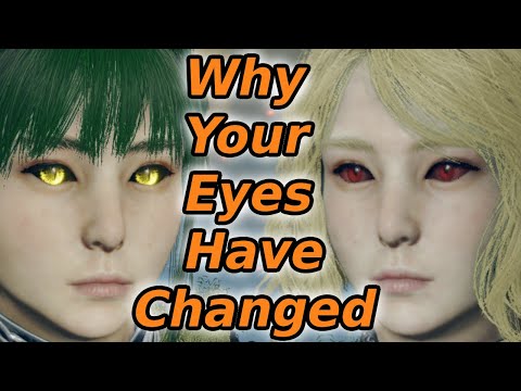 Why you have Dragon Eyes or Blood Red Eyes - Elden Ring