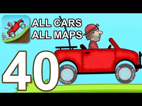 Hill Climb Racing - Gameplay Walkthrough Part 40 - All Cars/Maps (iOS, Android)