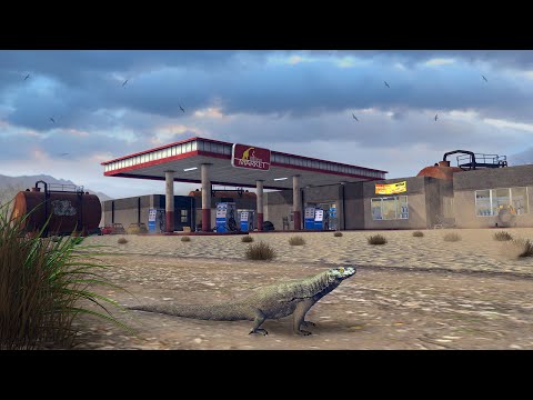 Junkyard Gas Station Trailer