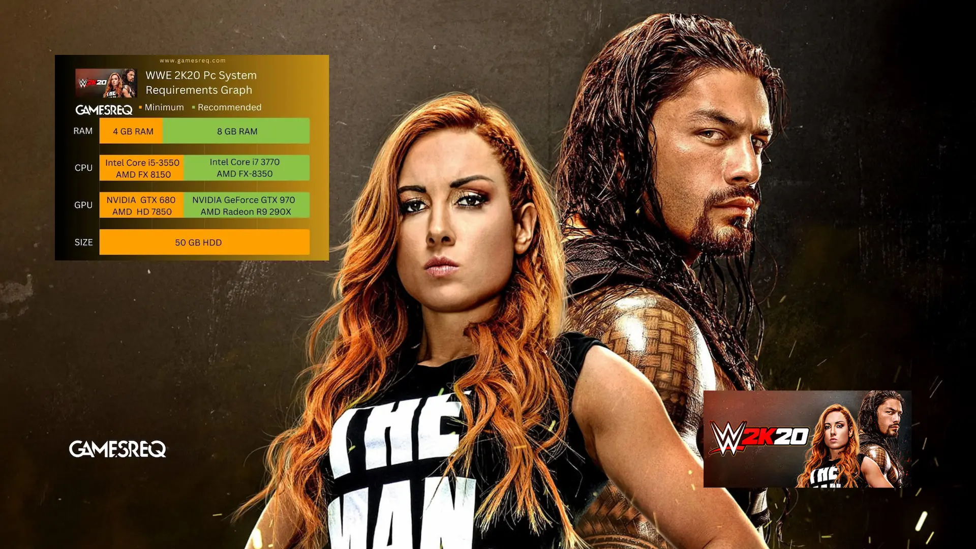 WWE 2K20 Pc Requirements Minimum Recommended 1.webp