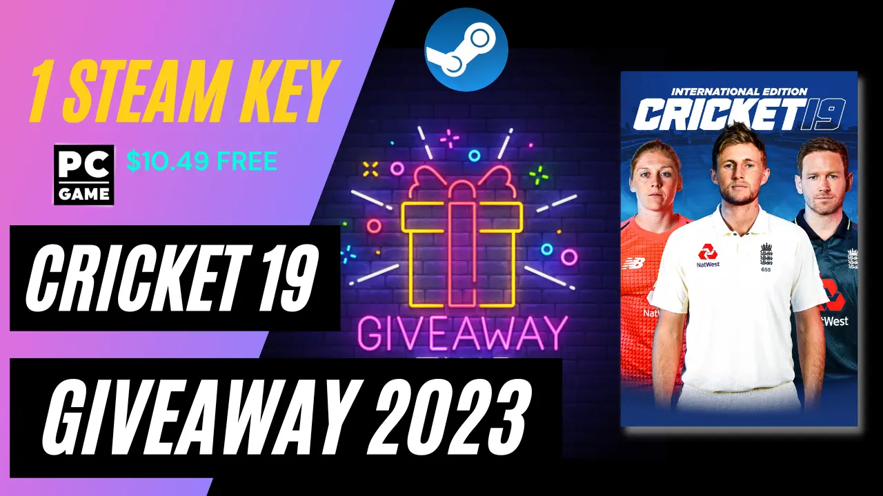Cricket 19 PC Steam KEY Giveaway For Free l Best Game Giveaway For 2023