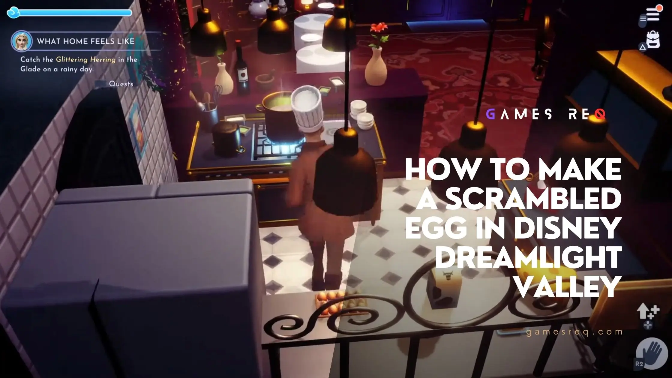How To Make A Scrambled Egg In Disney Dreamlight Valley? Games Req