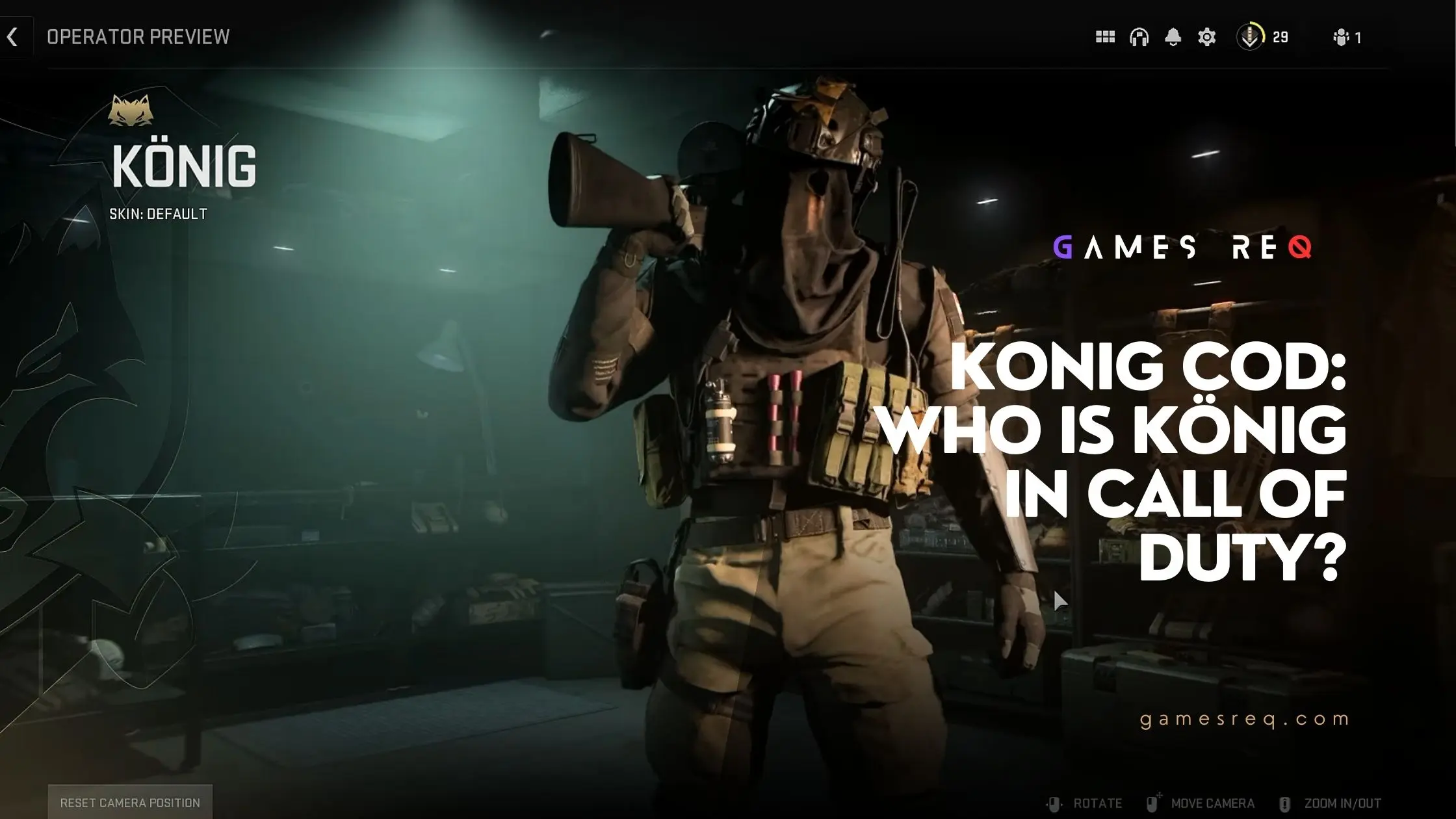 Konig Cod Who is Konig in Call of Duty