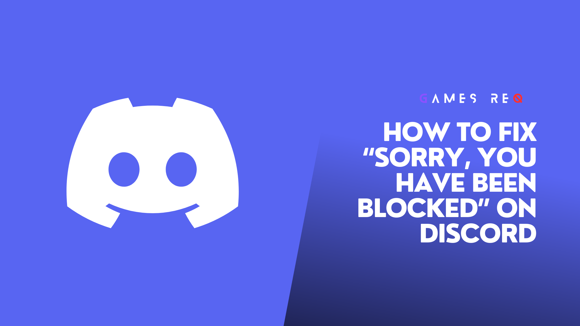 how to fix “sorry, you have been blocked” on discord