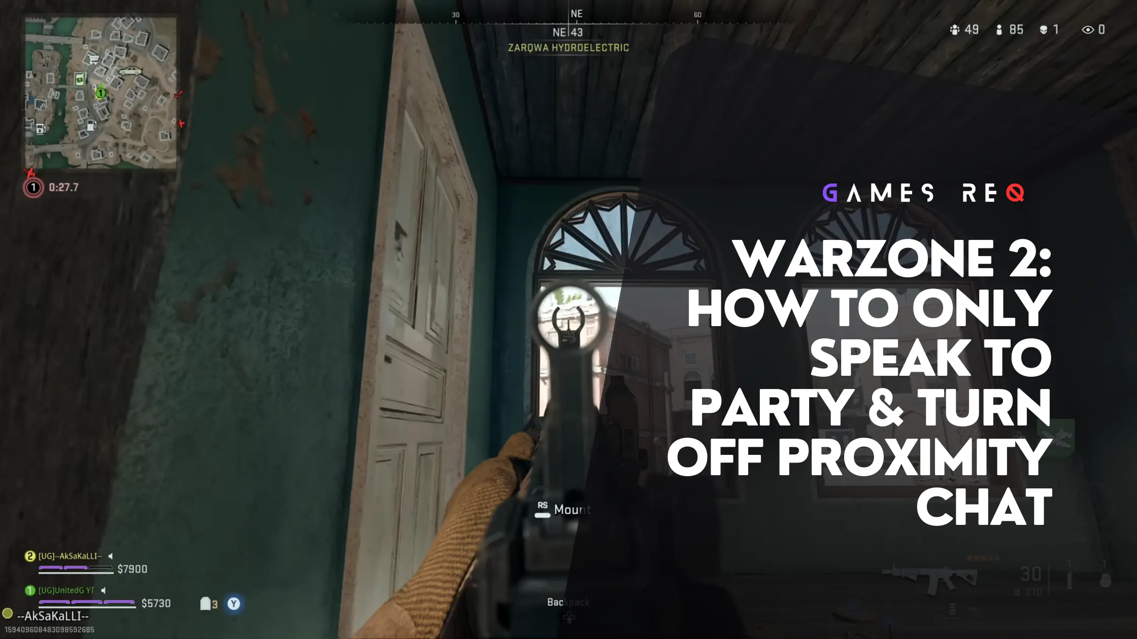 warzone 2 how to only speak to party turn off proximity chat