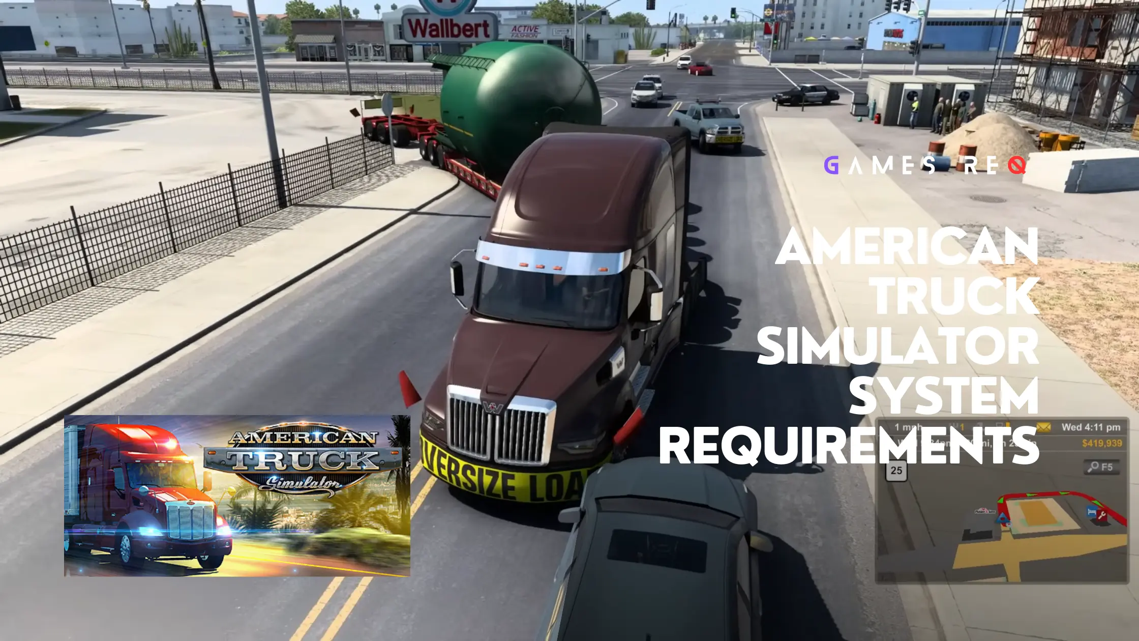 american truck simulator system requirements