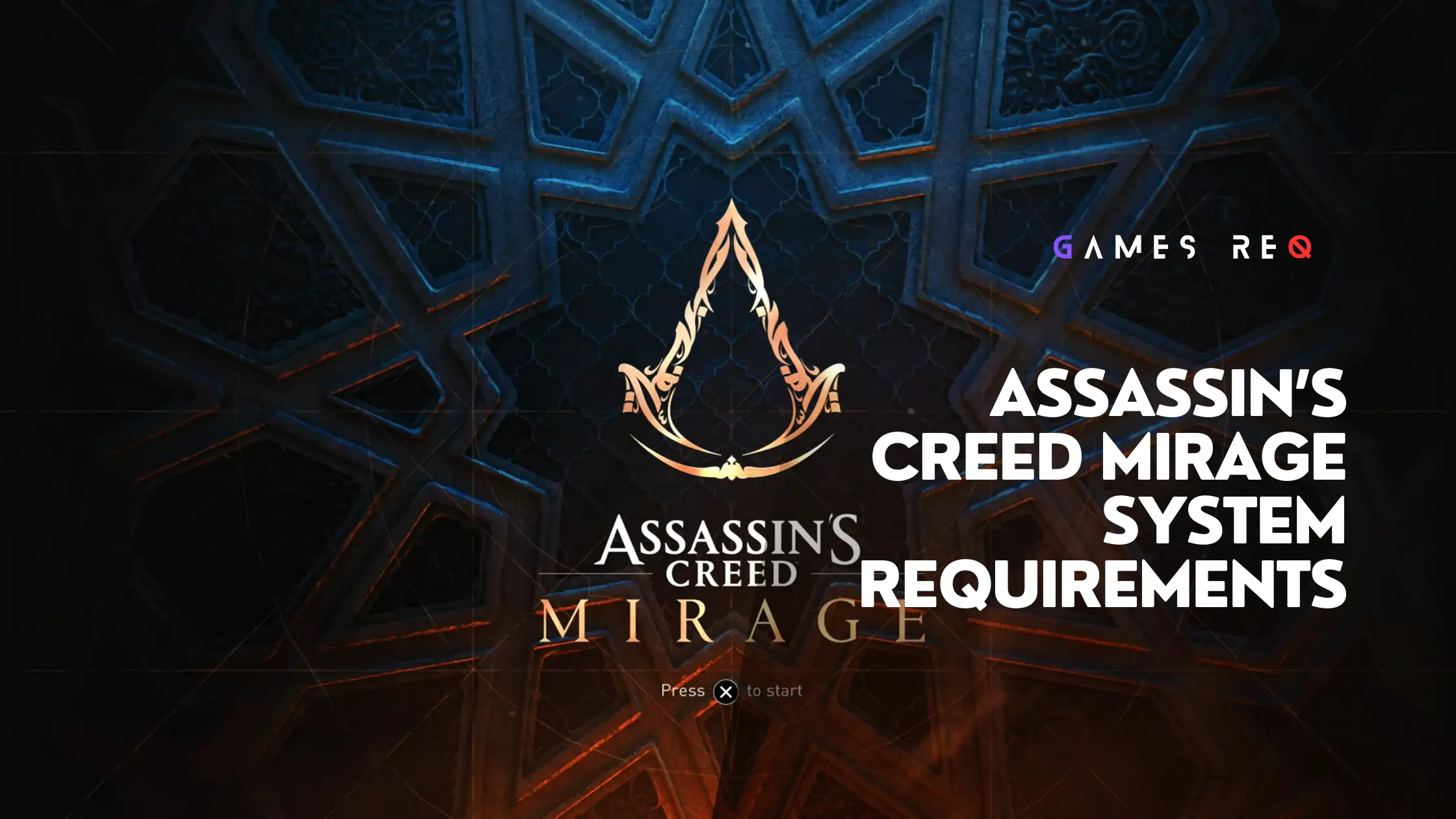 Assassins Creed Mirage System Requirements Games Req