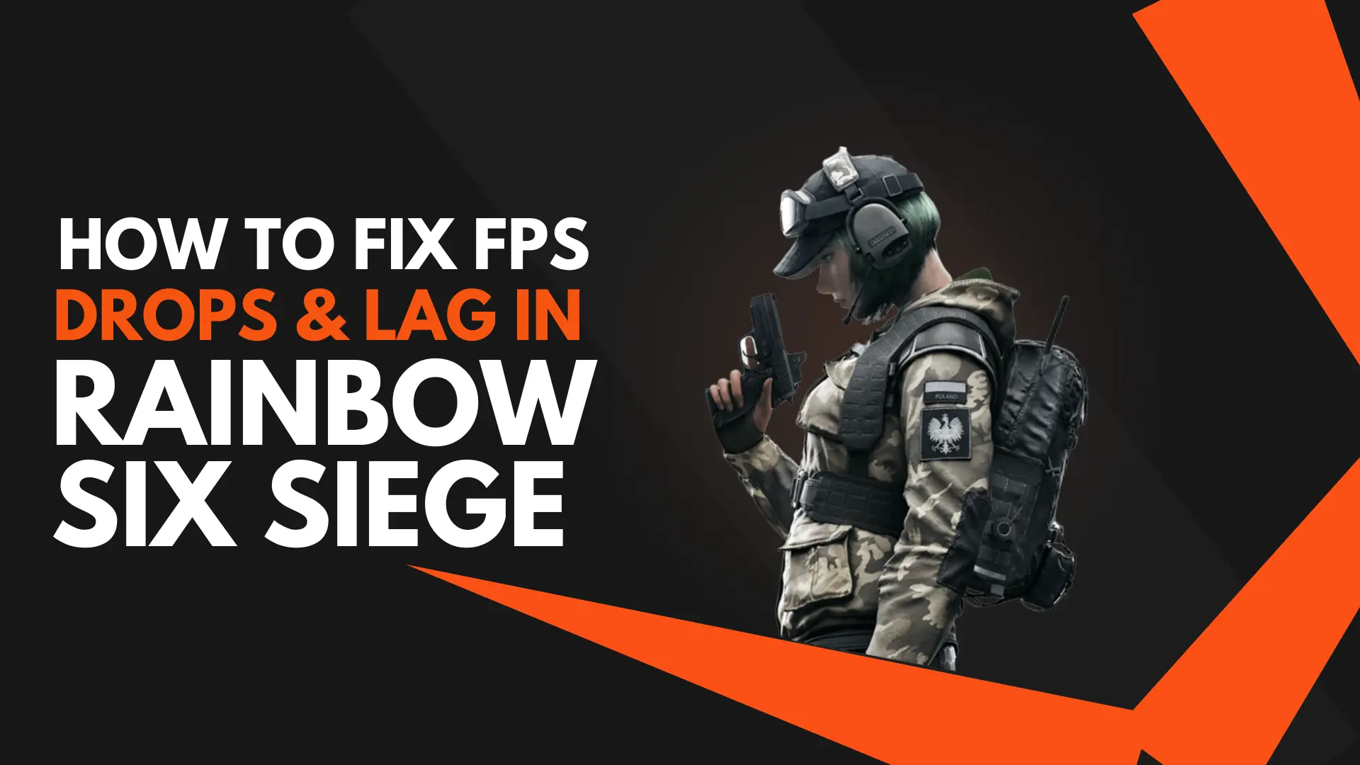 how to fix fps drops stuttering lag in rainbow six siege