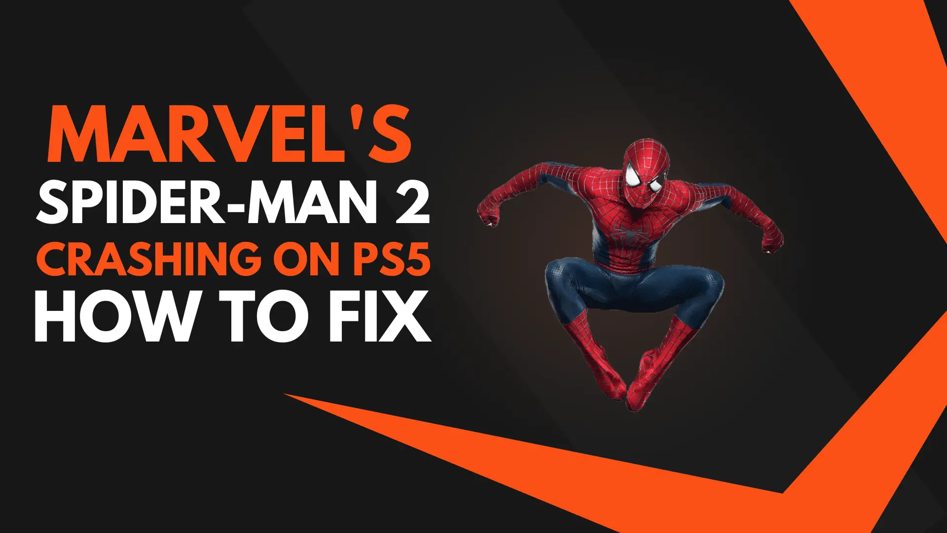 how to fix spider man 2 crashing on ps5