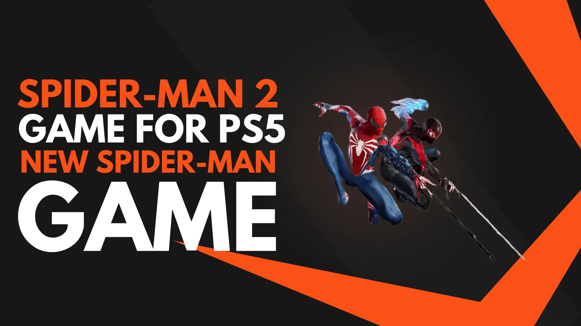 spider man 2 game for ps5 new spider man game