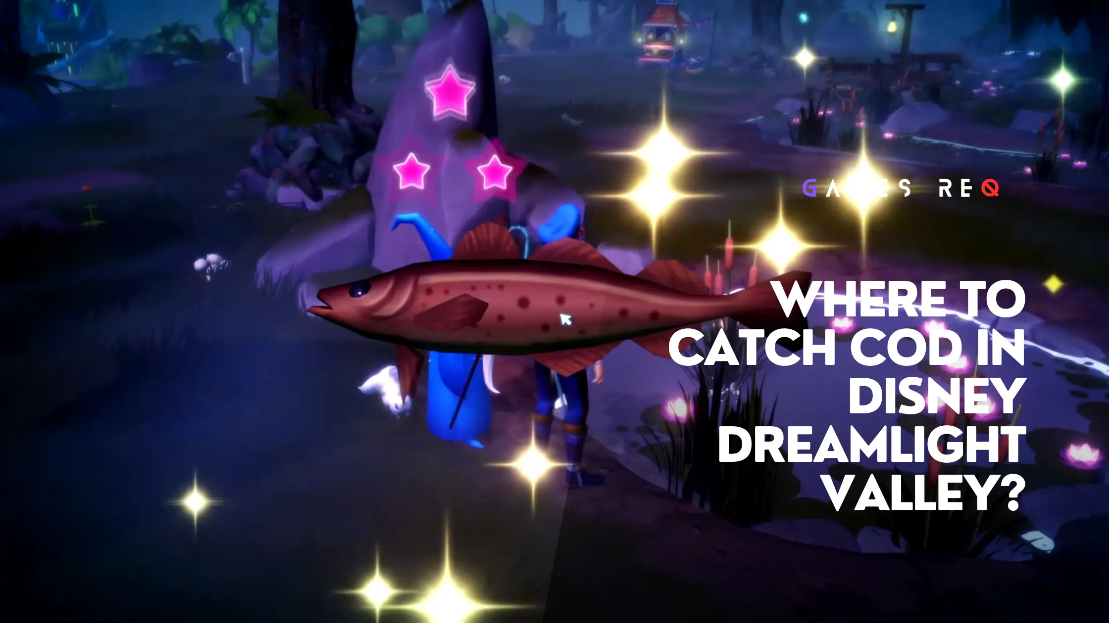 where to catch cod in disney dreamlight valley