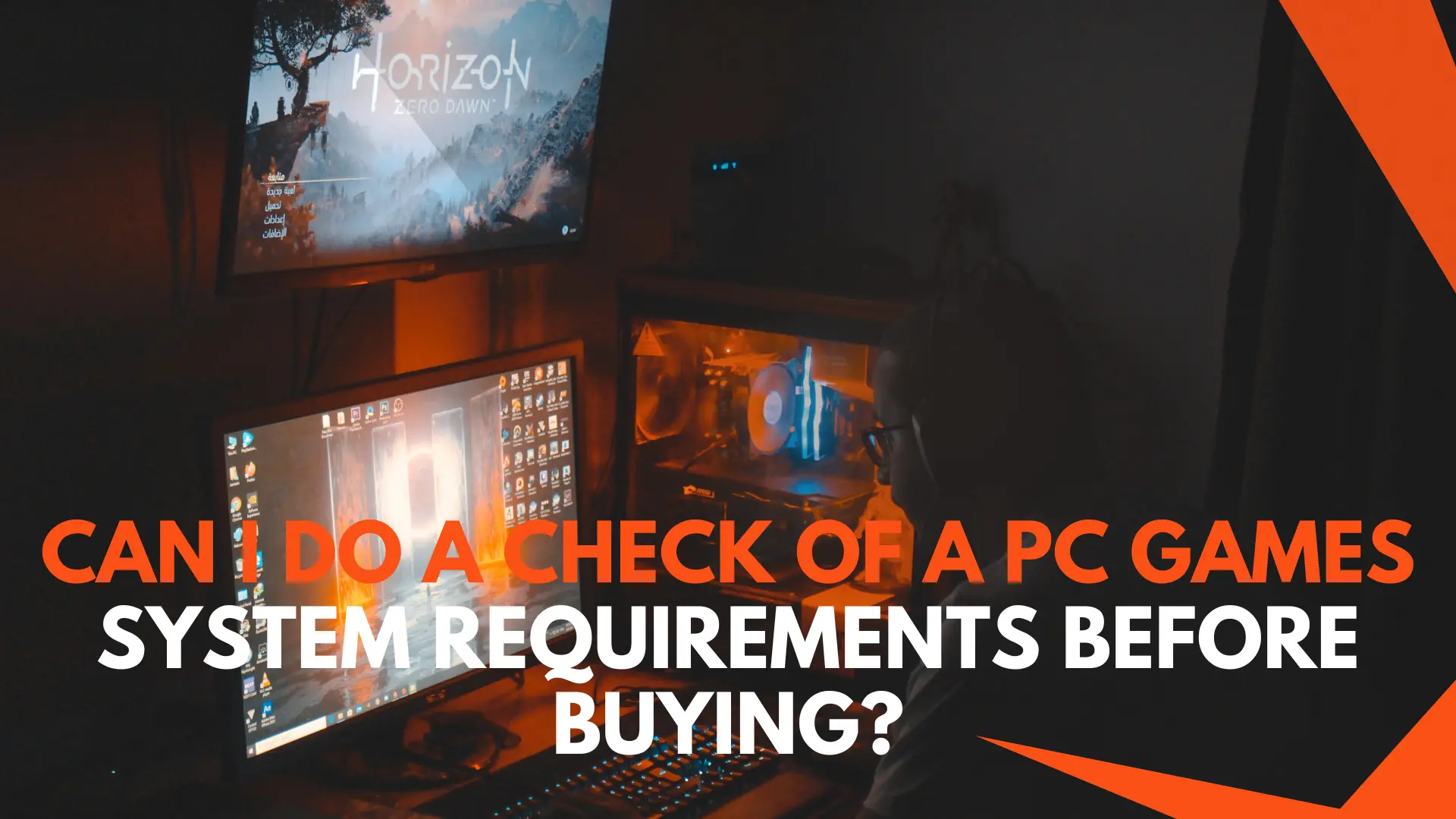 can i do a check of a pc games system requirements before buying 1