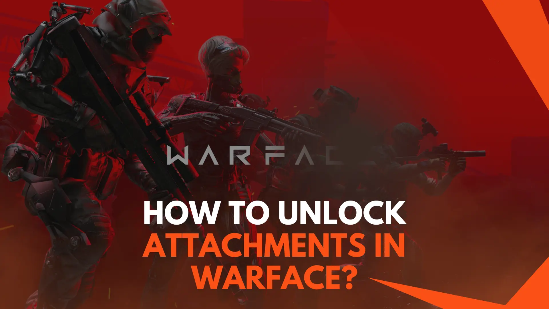 how to unlock attachments in warface