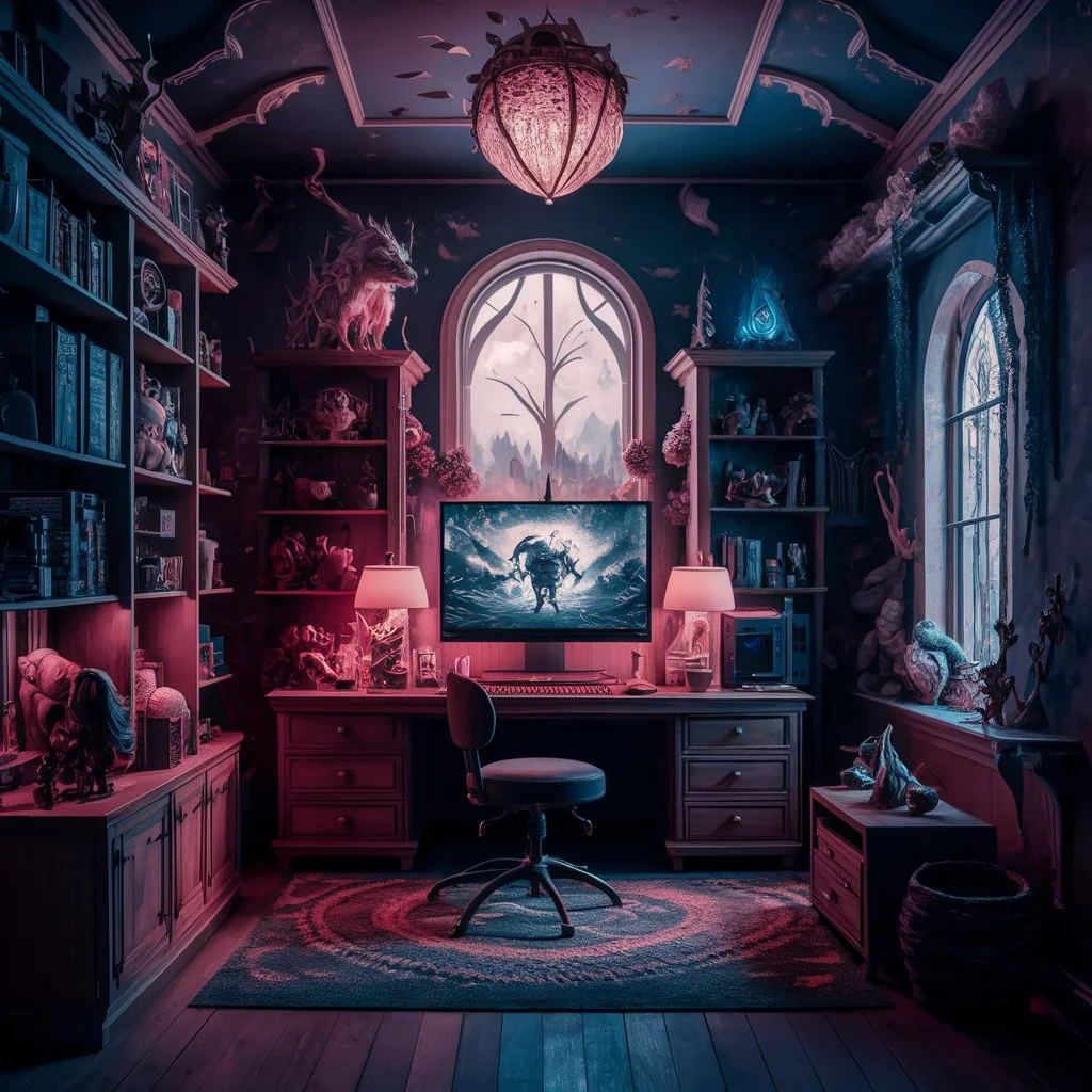 magical fantasy realm design a game room that tran knQqnRmjSMGDqh12L9eT2Q I8lkiPKVRQObCBd3HWnlLg