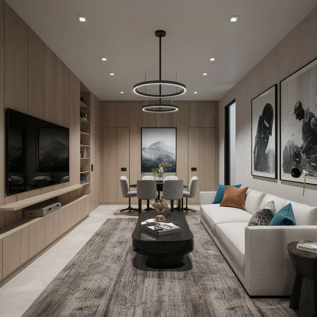 modern minimalist game room showcase a sleek conte Yj6Cx16JRlOIXl HRyRBTg JGjZjd8uQcOBeQz23p648w