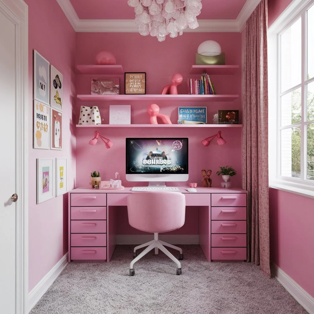 pc game room ideas for girls use pink color krCxY19 RgCBe0IY2LOdwg LqDYyBf2S SukwWkPtGnow