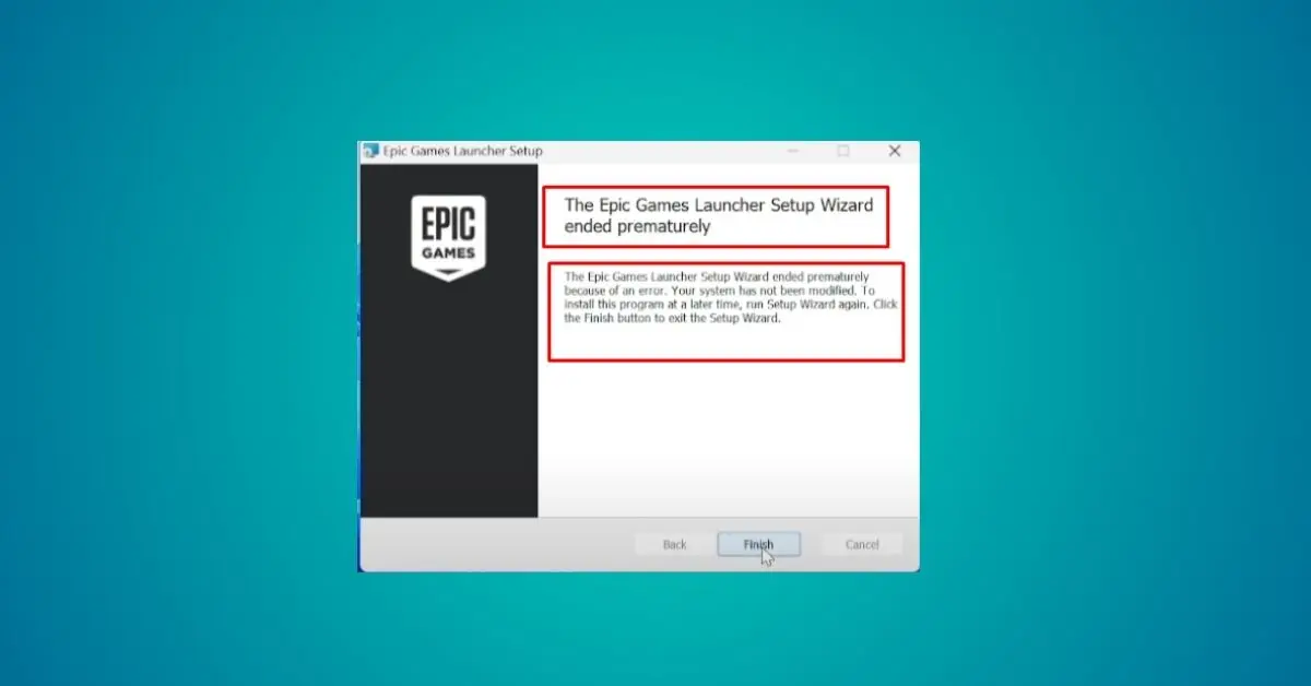 [SLOVED] How To FIX Epic Games Launcher Setup Wizard Ended Prematurely